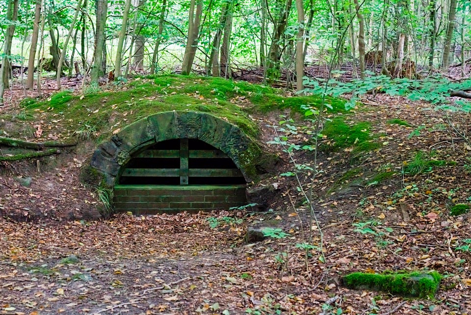 Stollenmundloch des „Eisenbahnstollens“
